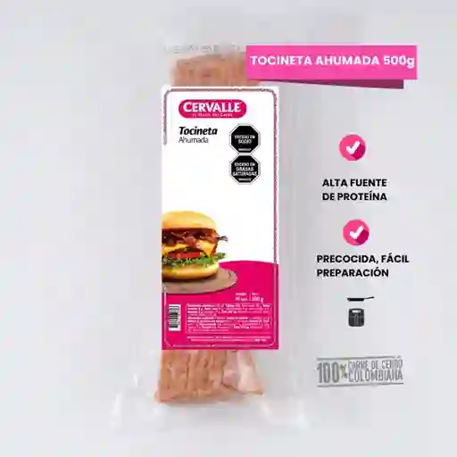 Tocineta Ahumada X 500 G