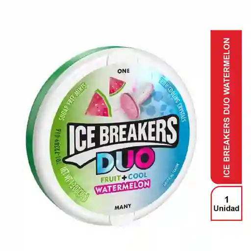 Dulce Ice Breakers Duo Watermelon - Le Monde Foods - 36 G