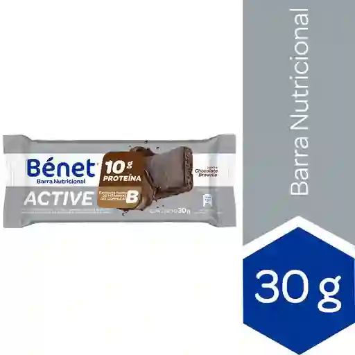 Benet Barra de Proteína Active Sabor a Chocolate y Brownie