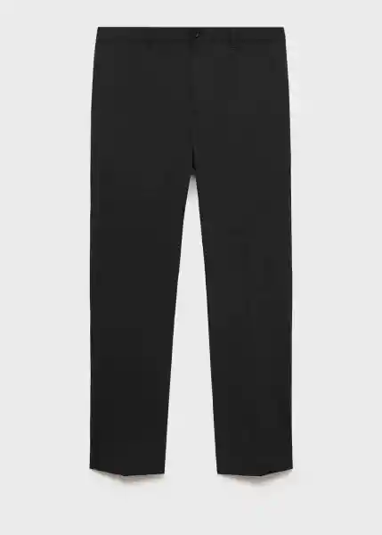 Pantalón Bologna Negro Talla 42 Hombre Mango