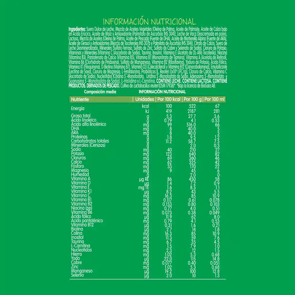 Fórmula infantil NESTOGENO Etapa 1 x 800g