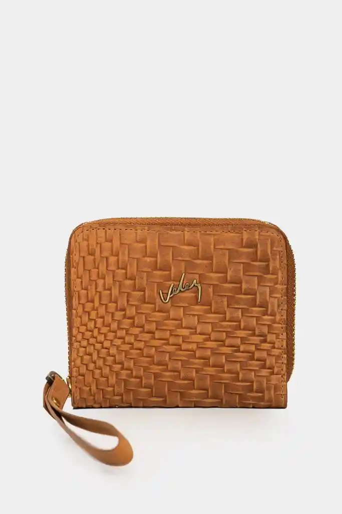 Billetera Manzoni de Cuero Para Mujer Grabada
