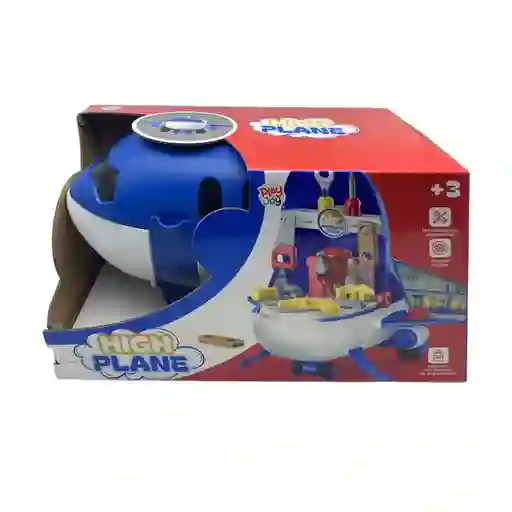 Play Set de Herramientas Plano Alto Azul