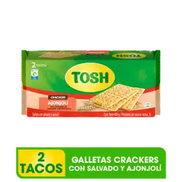 Galleta  TOSH Ajonjolí Fit Taco x 2 x 406 gramos
