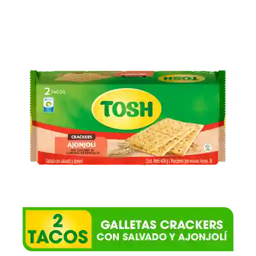 Galleta  TOSH Ajonjolí Fit Taco x 2 x 406 gramos
