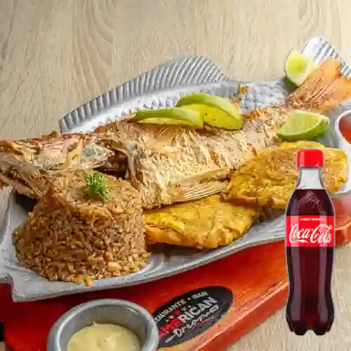 Combo Pargo Rojo + Coca-Cola Sabor Original 400 ml