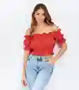 Unser Blusa Rojo Talla XS 823810