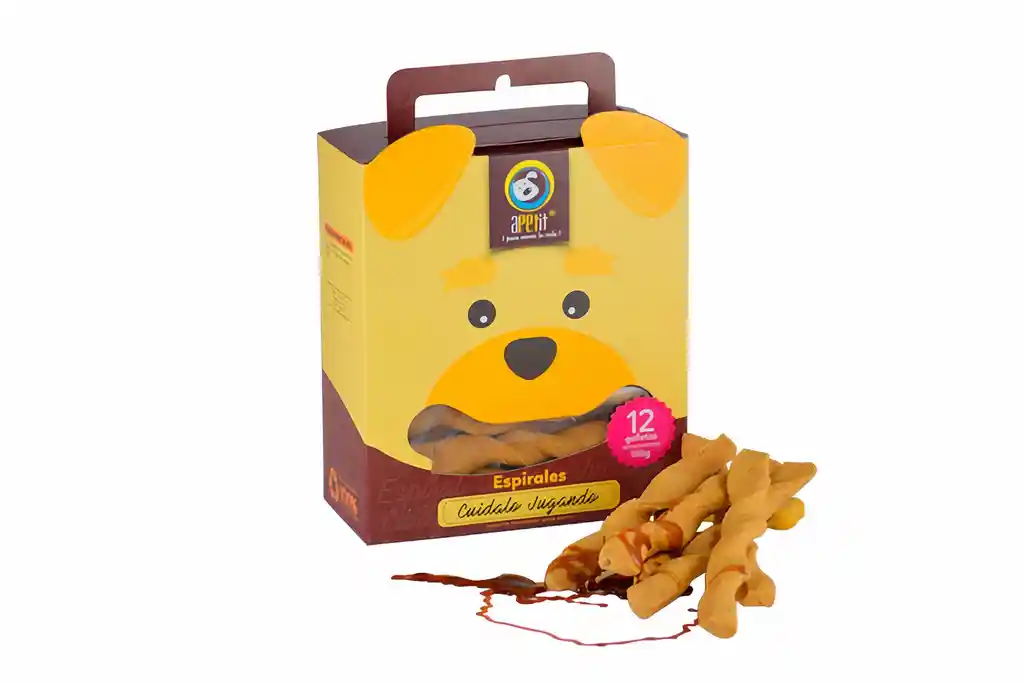 Galletas Apetitespiral Con Caramelo Para Perro