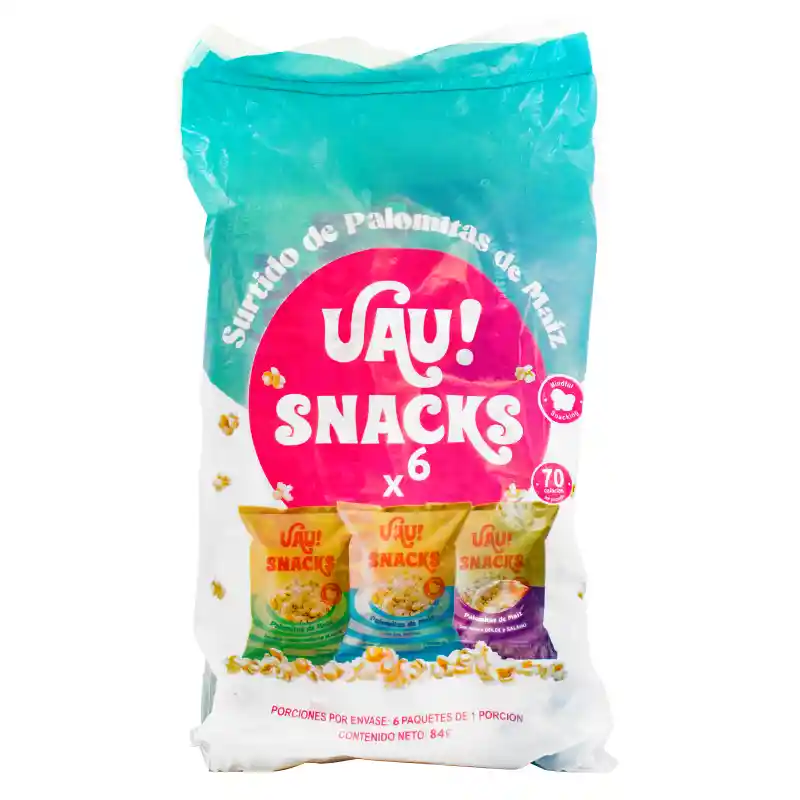 Uau! Pack Crispeta Surtidas