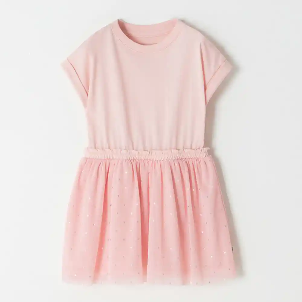 Vestido Corto Falda en Tull Bebita Kezef Baby Fresh Talla 3t