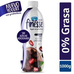 Yogurt Finesse Mora Botella 1000 ml
