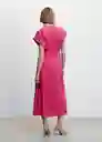 Vestido Salem Fucsia Talla 18 Mujer Mango