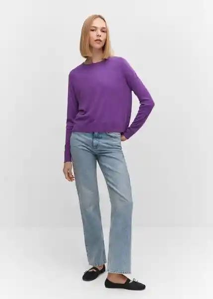 Jersey Lucca Morado Talla L Mujer Mango