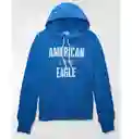 Buzo Hombre Azul Talla Small American Eagle 01932220