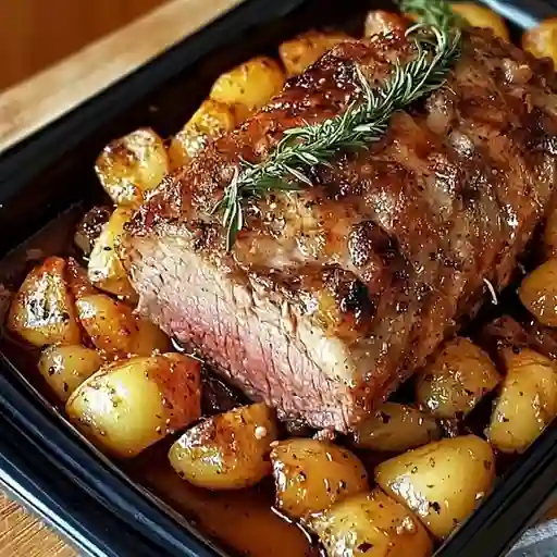 Lomo de cerdo asado