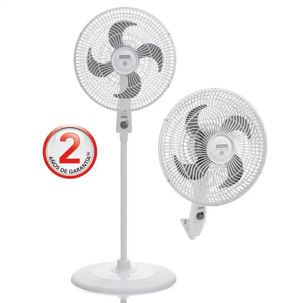 Samurai Ventilador Air Protect Maxx 2 En 1 Blanco 1 U