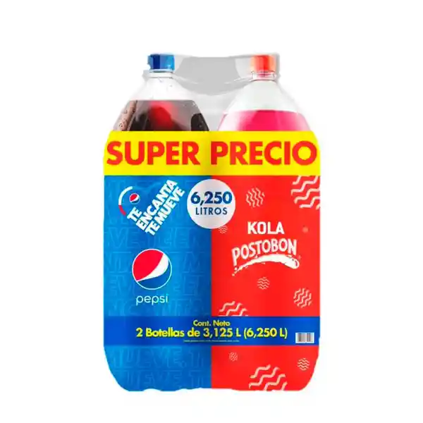 Gaseosa Pepsi + Kola Pet