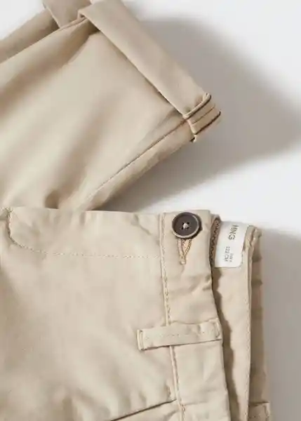 Pantalón Piccolo Beige Talla 08 Niños Mango