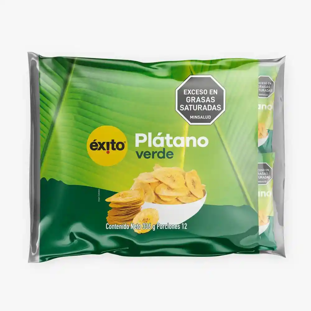 Platano Verde X 12 Und Exito Marca Propia