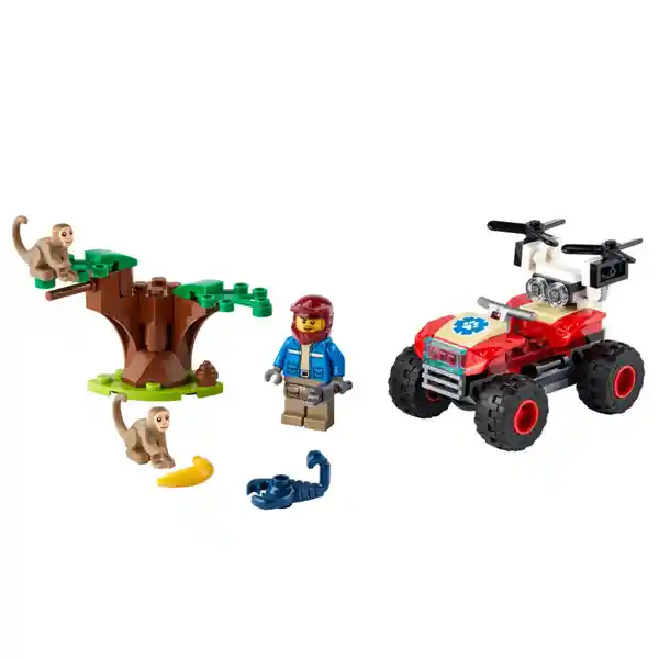 Lego Set de Construcción Rescate de la Fauna Salvaje Cuatrimoto