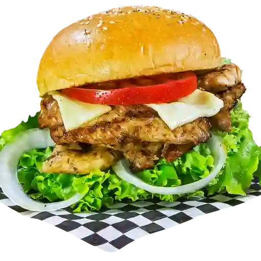 Hamburguesa Clasica Artesanal con Pollo