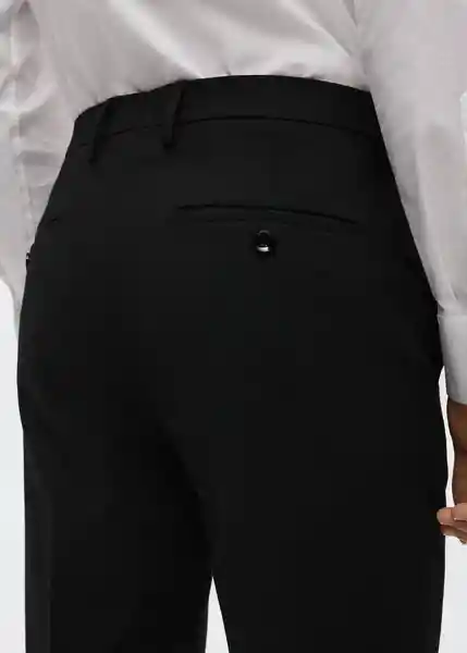 Pantalón Paulo Negro Talla 36 47000663_99 Hombre Mango