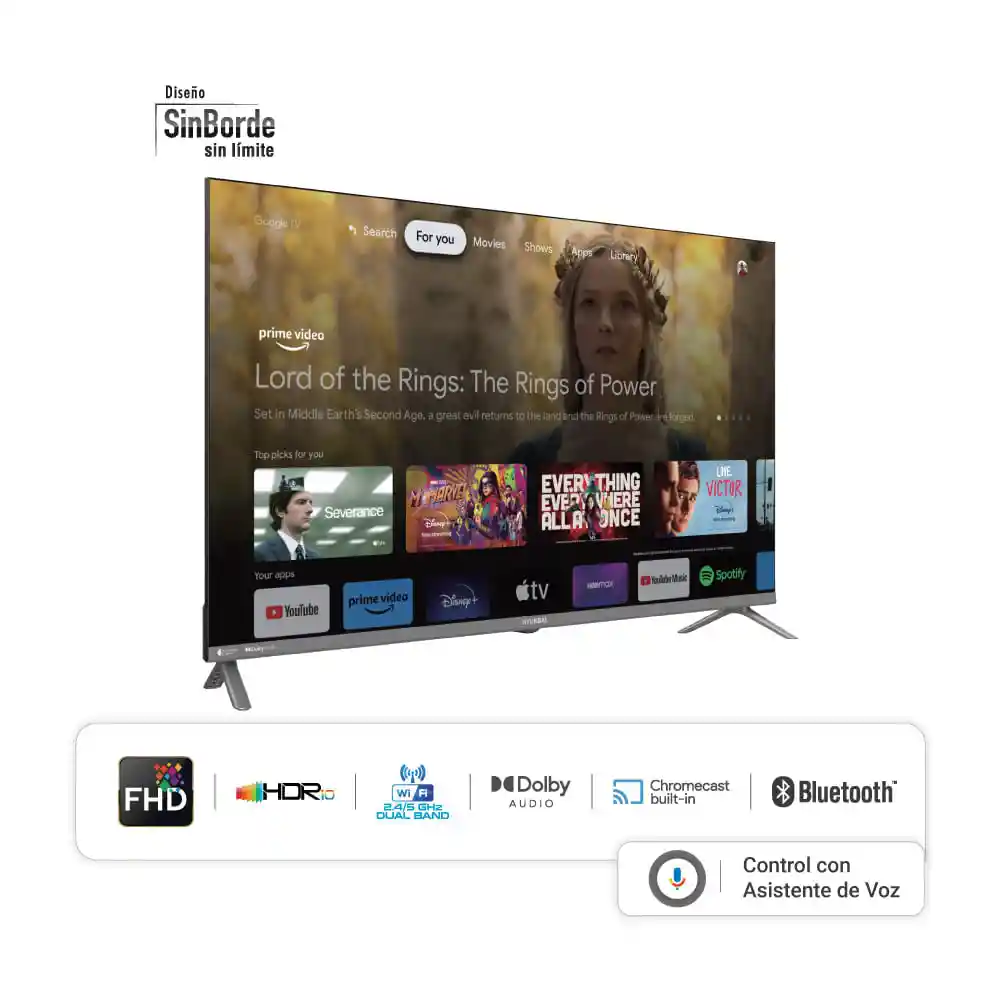 Televisor Hyundai 42 Pulgadas Led Fhd Smart Tv Hyled428google