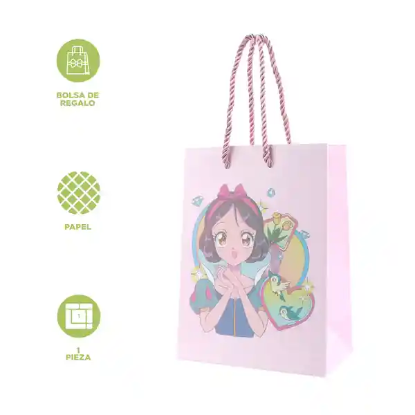 Bolsa de Regalo Serie Disney Manga Princesas Pequeña Miniso