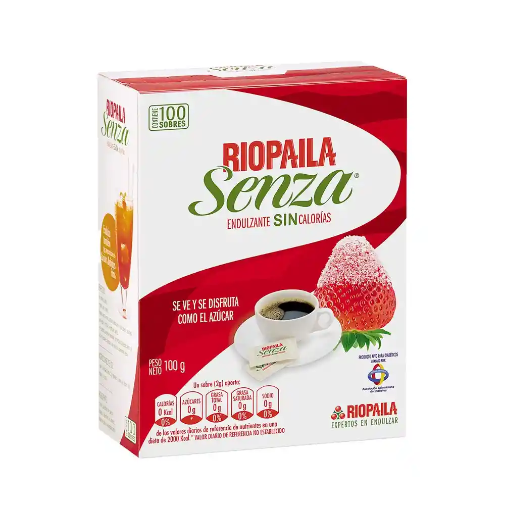 Senza Riopaila Endulzantesin Calorias
