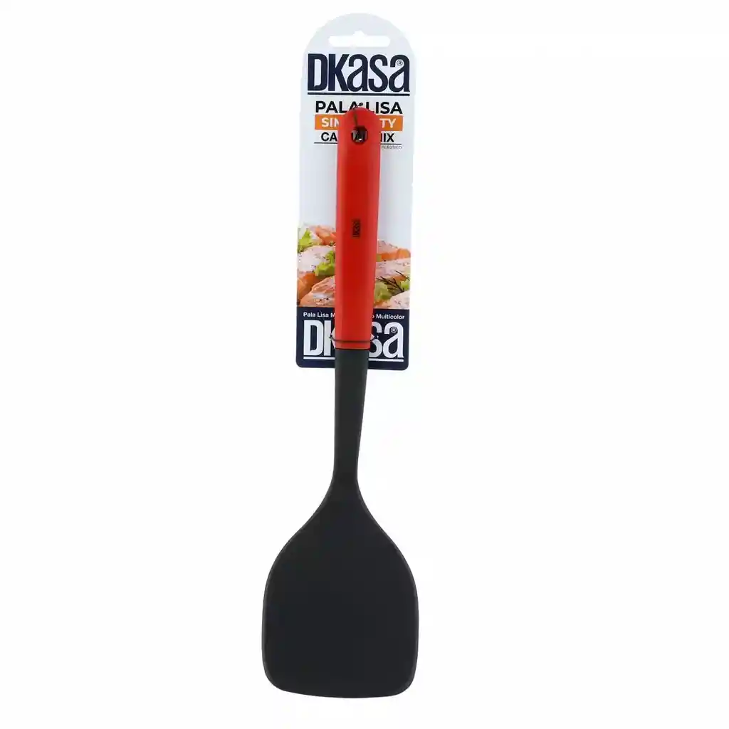 Dkasa Pala Lisa de Nylon con Mango de Plástico Color Rojo