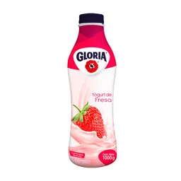 Gloria Yogurt Bebible Sabor a Fresa