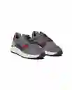 Tenis Runner Mix Gris Acero Medio Talla 39 Chevignon