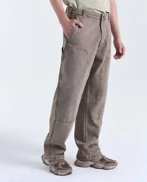 Pantalón Hombre Caqui Talla 28 839G001_CAQ150513 Americanino