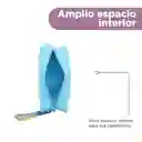 Cosmetiquera Cuadrada Serie Chicas Súper Poderosas Azul Miniso