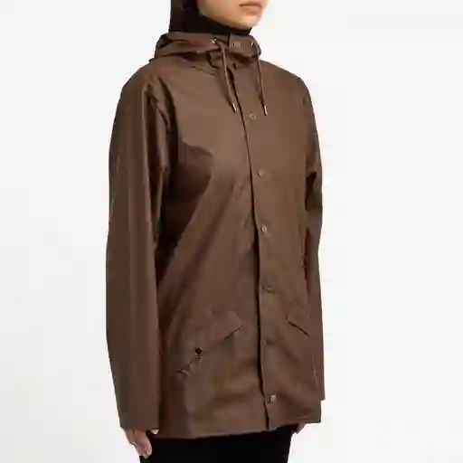 Rains Chaqueta Impermeable Unisex Corta Café S