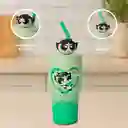 Vaso de Acero Serie Chicas Súper Poderosas Verde 900 mL Miniso