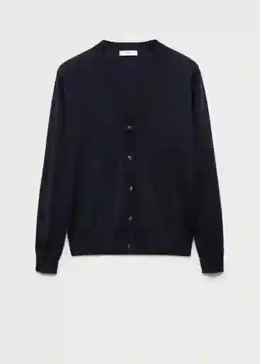 Buzo Cárdigan Willyc Navy Talla M Hombre Mango