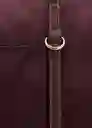 Bolso G Cobalt Burdeos Talla 99 Mujer Mango