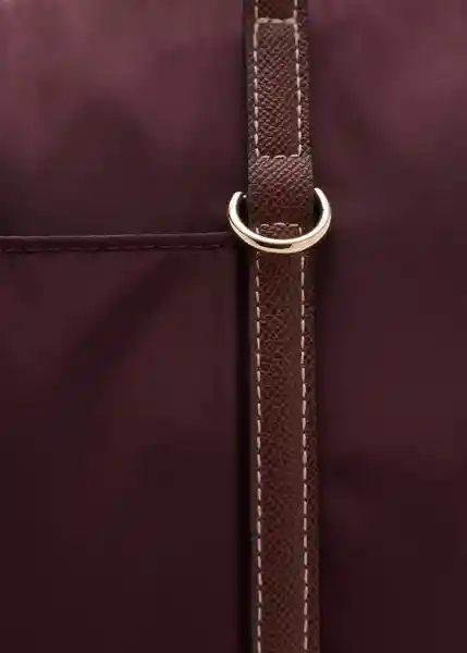 Bolso G Cobalt Burdeos Talla 99 Mujer Mango