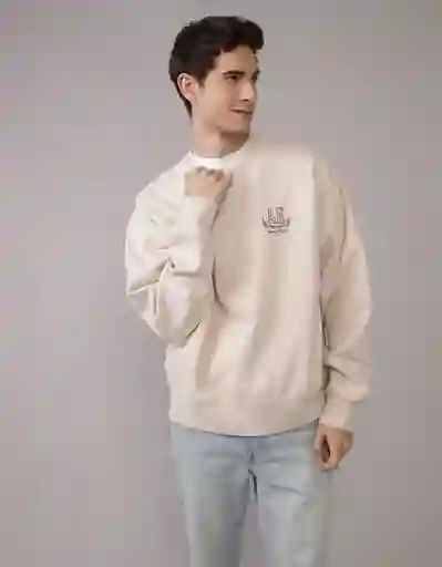 Buzo Hombre Blanco Talla MEDIUM 2705062 American Eagle