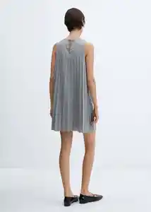 Vestido Sara-H Gris Claro Vigoré Talla S Mujer Mango