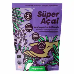 Super Açaí Polvo Orgánico Liofilizado
