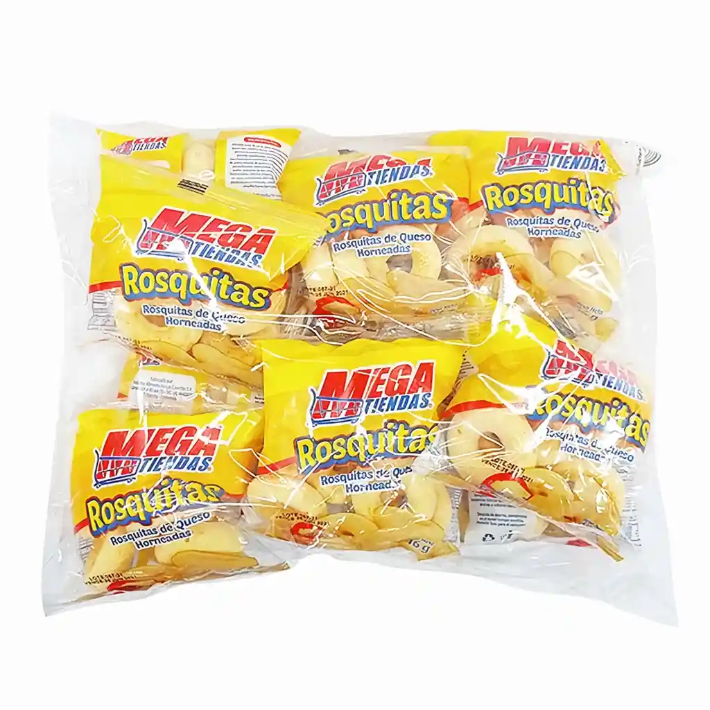 Rosquitas Megatiendas De Queso X 12 Unidades
