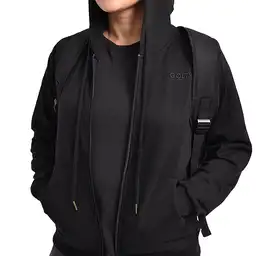 Hoddie Women Abierto Negro Golty Talla S