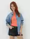 Camisa Mujer Azul Talla: X-LARGE 3697400 American Eagle