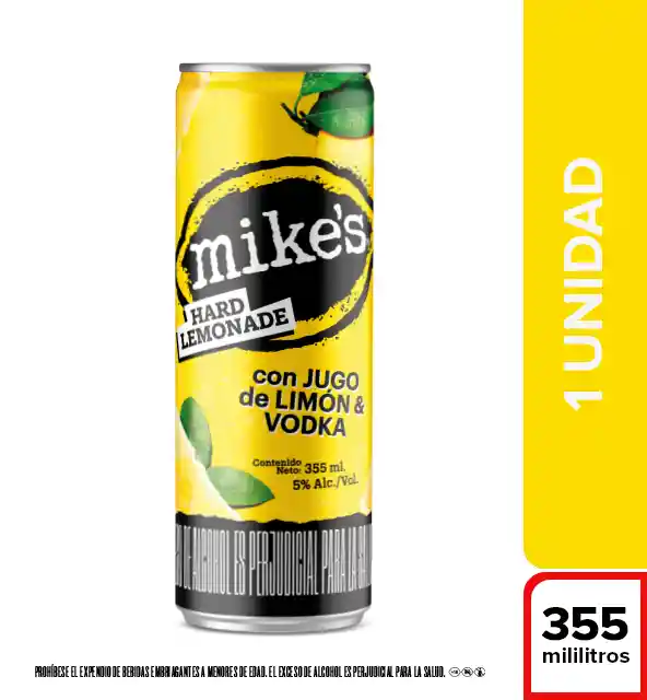 Hard Seltzer Mike'S Lemonade 355 Ml por 12 Unidades