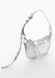 Bolso P Texas Plata Mujer Mango