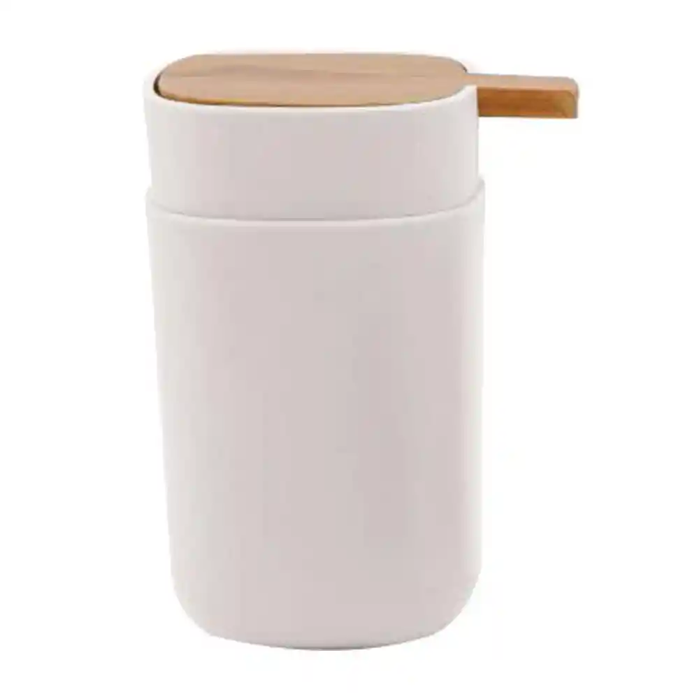 Dispensador Plástico Textura Blanco