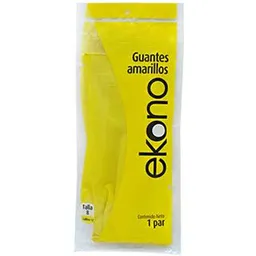 Ekono Guante Amarillo Talla 8