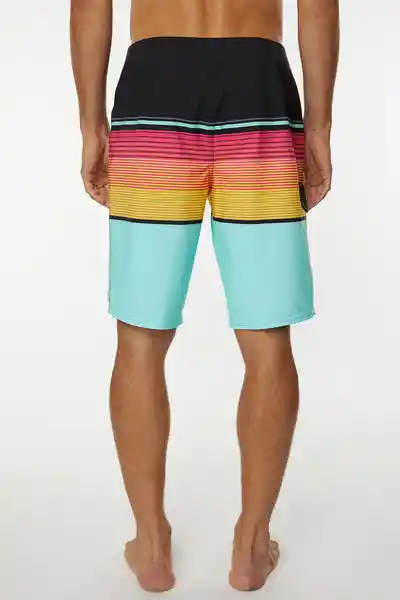 ONeill Short de Baño Lennox Stretch Am Rosado Talla 32